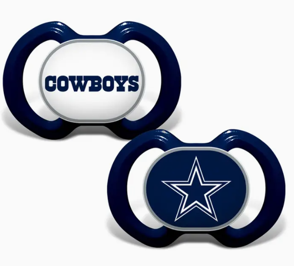 2 pack; Sports Pacifiers image 1