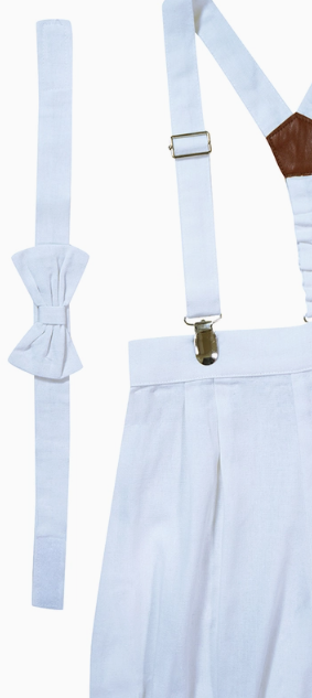 Baby Boys Gentleman Baptism Christening Knicker Suit Set image 2