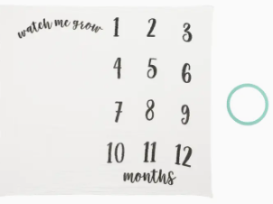 Monthly Milestone Blanket image 1