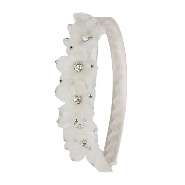 5 Flowers w/ Gem Headband image 0