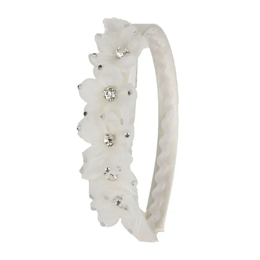 5 Flowers w/ Gem Headband image 0