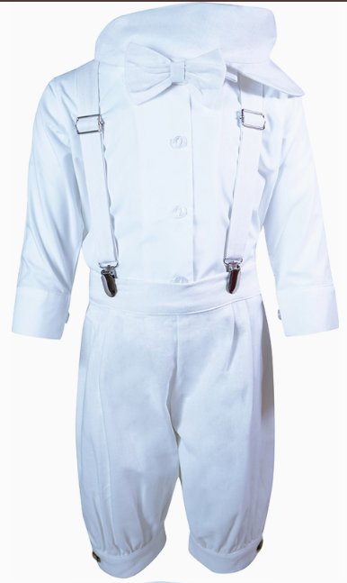 Baby Boys Gentleman Baptism Christening Knicker Suit Set image 0
