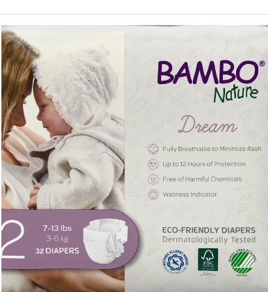Bambo Nature Dream Baby Diapers image 1