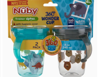 2 pack; Nuby 360 Wonder Cup image 2