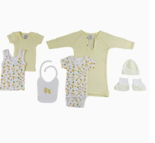 7-Piece Pastel Interlock Hanging Gift Set image 3