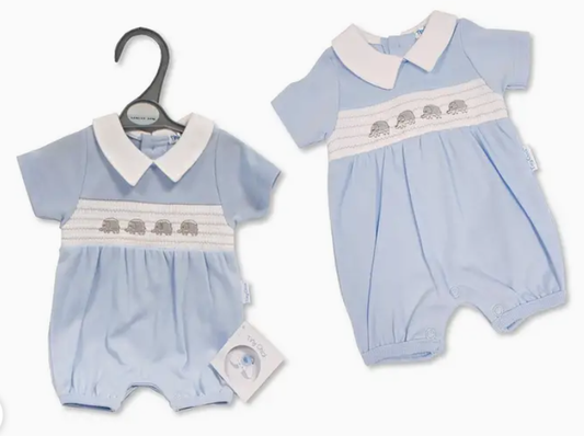 Premature Baby Boys Romper - Elephant image 0