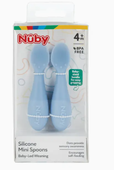Nuby 2-piece Silicon Spoons image 0