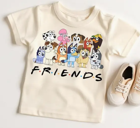 Bluey/Friends Tee image 0