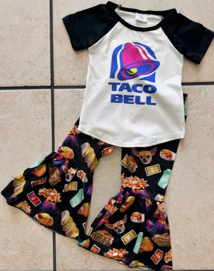 Taco Bell Bell Bottoms Set image 0