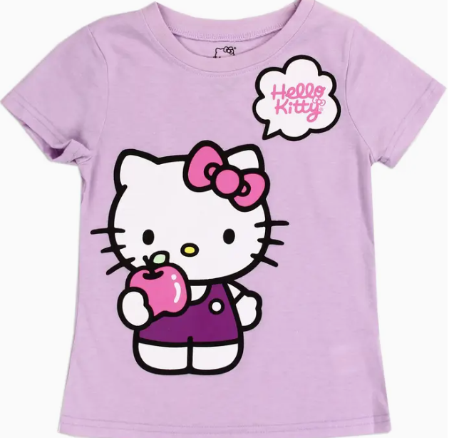 Purple Hello Kitty T-Shirt image 0