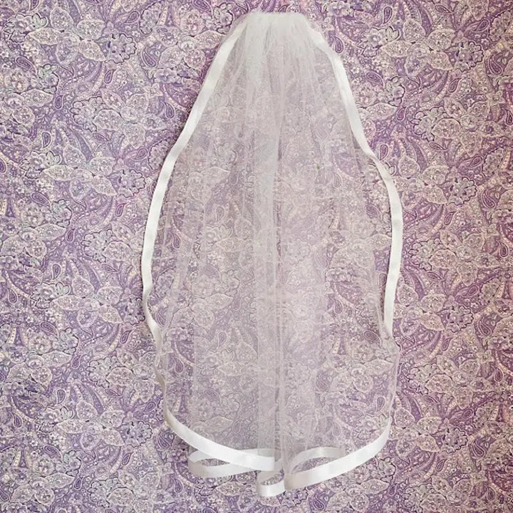 First Communion White Veil image 1