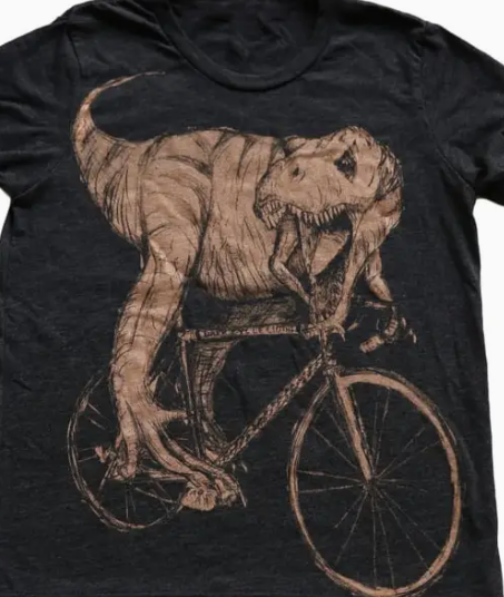 T-Rex On A Bicycle image 0