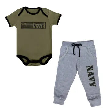 Navy Baby Jogger Set image 0