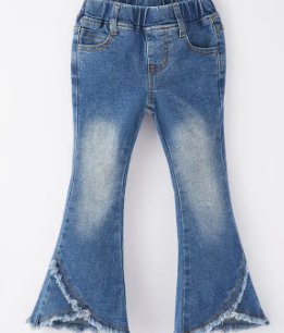 Girls Bell Denim Pants image 0