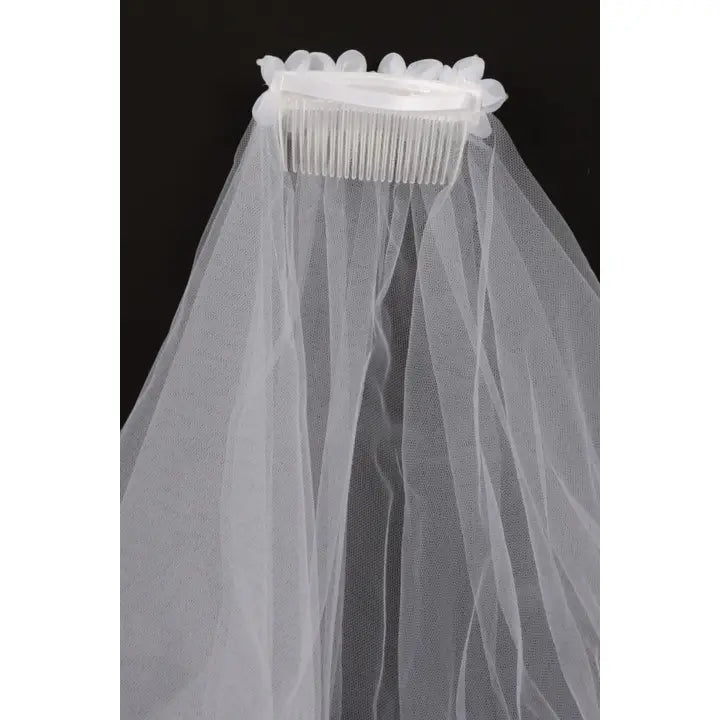 Flower Comb Veil image 2