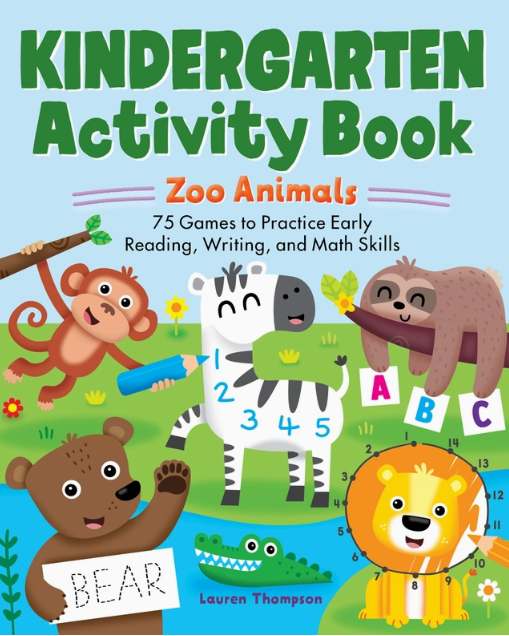 Kindergarten Activity Book: Zoo Animals image 0
