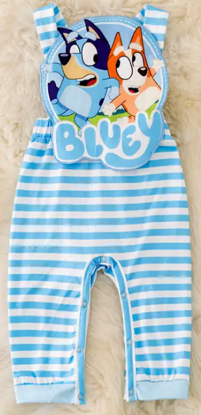 Bluey Striped Romper image 0
